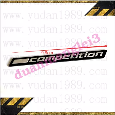 Luggage Lid High Quality ABS  COMPETITION  Emblem Decal Badge For M3 M5 • $25.25