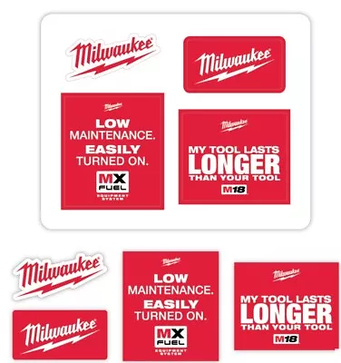 Milwaukee Tool Stickers 4 Stickers • $14.49