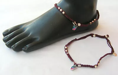 Pure Silver Baby Anklet Indian Baby Najariya Anklet Pair Size 7.5'' Freeship • $38.48