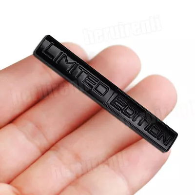$9.97 • Buy Car Black 3D Limited Edition Logo Trunk Emblem Badge Sticker Decal Accessories