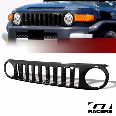 For 2007-2014 Fj Cruiser Black Vertical Front Hood Bumper Grill Grille Guard ABS • $74
