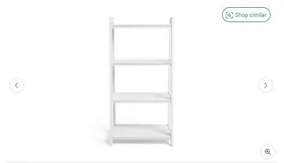 ❌SALE❌Habitat 4 Tier Ladder Storage Unit - White - Fresh Stylish Home Essential • £40