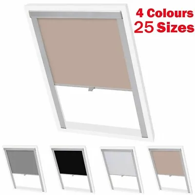 Blackout Roller Blinds Roof Window Fabric Daynight Screen For Velux GGL GPL GGU • £51.89