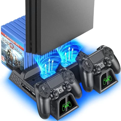 $120.95 • Buy OIVO PS4 Stand Cooling Fan Station For Playstation 4/PS4 Slim/Ps4 Pro, PS4 Pro V