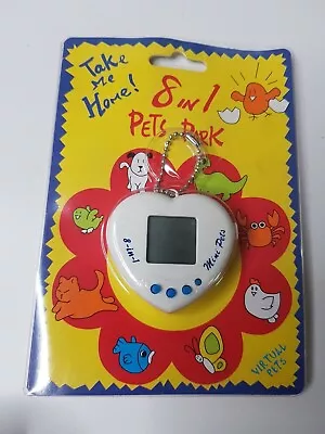 Vintage Toys Tamagotchi Style Virtual Pet Park 'My Heart Pretty' 8In1 Mini Pets • £12.99