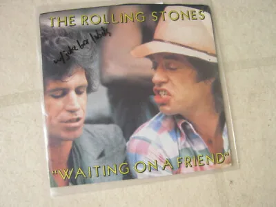 ROLLING STONES 1981  Waiting/friend' NEW/MINTY FRESH ORGL US  PIC SLV 7  W/JUKE • $15.95