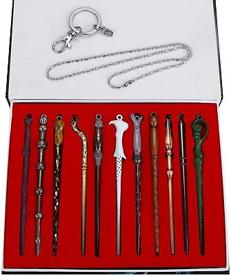 $18.59 • Buy New 11 PCS Harry Potter Hermione Dumbledore Snape Magic Wands With Box Halloween