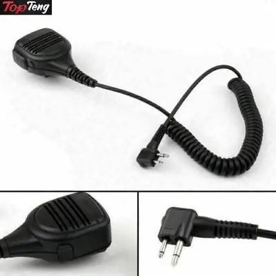 Shoulder Speaker Mic For  Radio 2 PIN GP68 CP150 GP88 CP200 PMMN4029A • $13.61