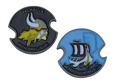 US Air Force 960th Vikings Valhalla With Precision Challenge Coin • $15.95