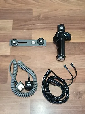 Nikon Camera Lot ~ Bracket SK-7 Strobe Cable SC-17 Plus Heavy Duty Handle • $46.55