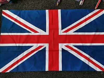 Vintage Union Jack Kitchen Tea Towel Cloth 100% Cotton  • £4.50