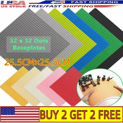 Baseplate Base Plates Building Blocks 32 X 32 Dots Compatible For LEGO Boards-US • $0.99