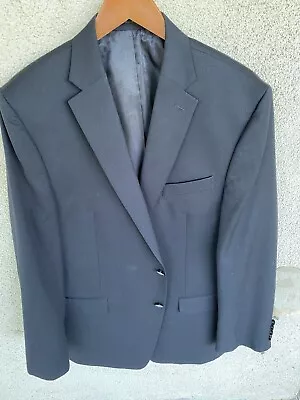 Michael Kors Men’s Wool Blazer Suit Jacket Sport Coat Black 2 Button Size 44R • $49.99