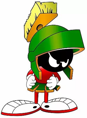 Marvin The Martian Kids Decal Usa Sticker Car Truck Window Bumper Laptop Wall • $29.99