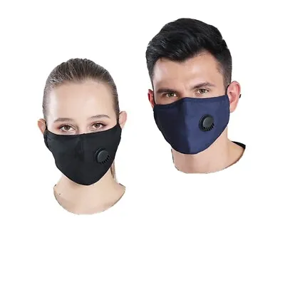 £4.99 • Buy Face Covering Mask  With PM2.5  Filter Reusable Washable UK Stocks Fast Dispatch