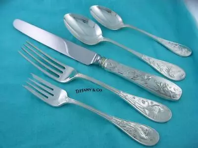 $1295 • Buy Sterling TIFFANY & CO 5pc Place Setting AUDUBON ~no Mono ~exc Cond ~$1295 Each