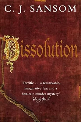 Dissolution (The Shardlake Series) By Sansom C. J. Paperback Book The Cheap • £3.49