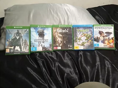 $35 • Buy Xbox One Game Set + Bluray (Fallout 4, Overwatch, Destiny + 3 And TMNT)