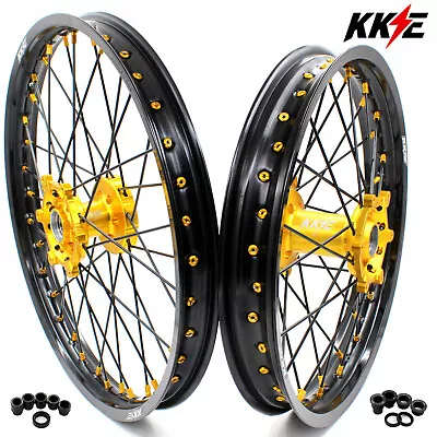 $629 • Buy KKE 21/19 CNC Wheels Rims For Yamaha YZ125 YZ250 1999-2021 YZ250F YZ450F 03-2020