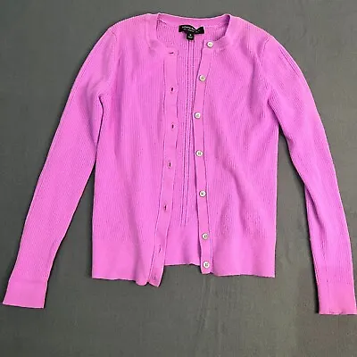 Banana Republic Sweater Womens Small Pink Merino Wool Cardigan • $5.21