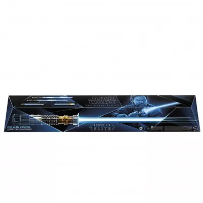 Star Wars The Black Series Obi-Wan Kenobi Lightsaber Force FX Elite LightSaber • $469.50