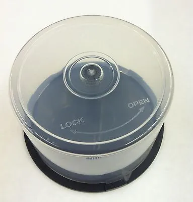 6 (Six) 50 Disc Capacity Cake Box For CD DVD Storage Case Spindle • $16.99