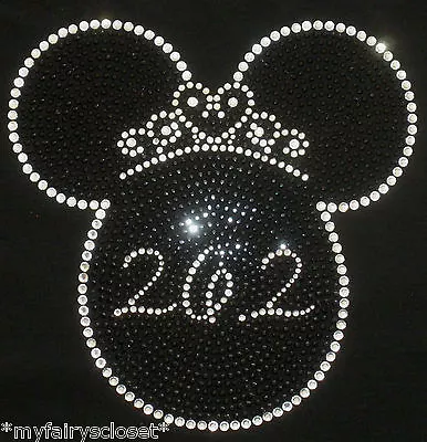 Princess Minnie Mouse Marathon Disney 26.2 RUN Iron On Rhinestone Transfer • $14.50