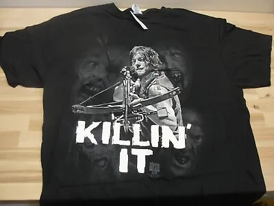 New Nwt 2014 Amc The Walking Dead Daryl Dixon Killin' It T-shirt X-large Xl • $18