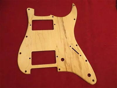 1pcs Hand-made Solid Maple Wood HH Guitar Pickguard For Strat Model Guitar • $18.05