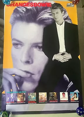 Original 1990 David Bowie  Changes The David Bowie Catalogue  Promo Poster. • $120