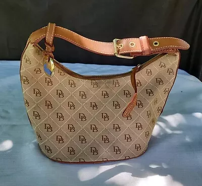 Dooney & Bourke Handbag Purse Tan Brown Beige Classic Look • $28