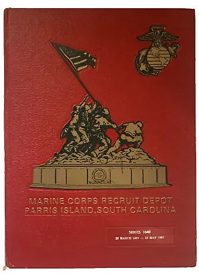 1987 U.s. Marine Corps Basic Training Yearbook Series 1040 Parris Island Sc • $99.99