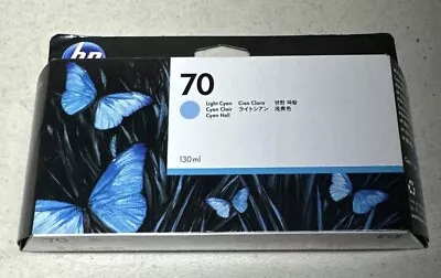 GENUINE HP 70 Light Cyan CARTRIDGE C9390A FOR Z2100/Z3100 SEALED NEW EXPIRED • $17.99