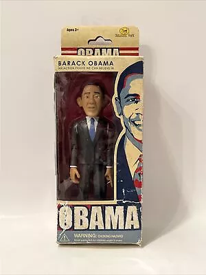 Barack Obama Action Figure We Can Believe In Jailbreak Toys In Original Box 2007 • $12.02