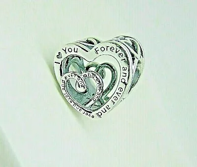 $26.25 • Buy Authentic Pandora #790800C00 Entwined Infinite Hearts Charm