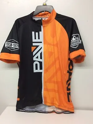 PAVE Retro Molteni Pro Cycling Jersey Short Sleeve Orange & Black Size XL • $28