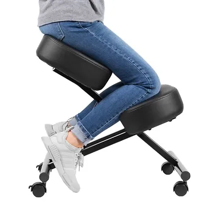 LONABR Ergonomic Kneeling Chair Adjustable Stool Upright Posture Home Office • $79.99