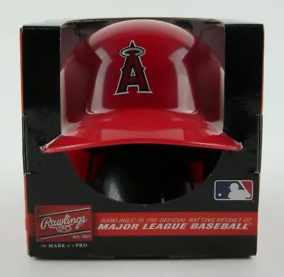 Los Angeles Angels Rawlings Mini Batting Helmet With Display Stand Red NIB • $19.99