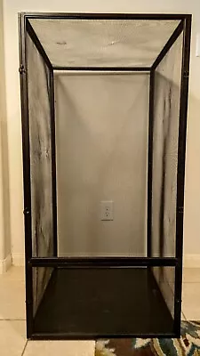 Zoo Med ReptiBreeze Open Air Black Aluminum Screen Cage • $135