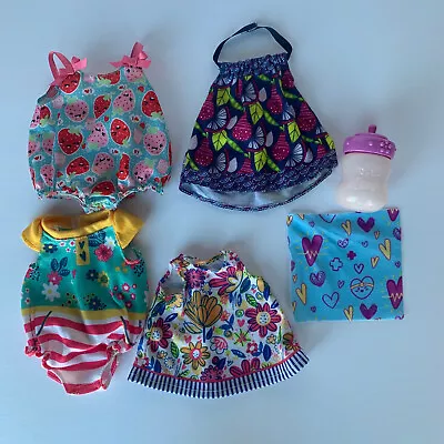 $16.99 • Buy Lot Of 6 Baby Alive Doll Clothing & Accessories - Dresses, Rompers, Bottle