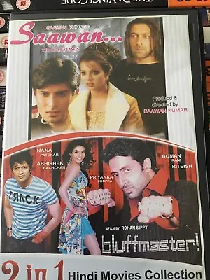 Saawan: The Love Season & Bluffmaster [2in1 DVD] Salman Khan/Abhishek Bachchan • £6.99