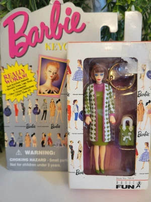 $4.99 • Buy Barbie Poodle Parade Keychain 1995 Vintage