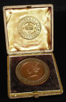 Medal 'International Exhibition Of Navigationcliverpool 1886 Queen Victoria • $446.80