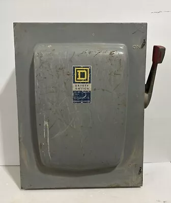 Square D  400 Amp 240 Volt 3Phase 3Wire  Nema 1 Non Fused Disconnect • $199