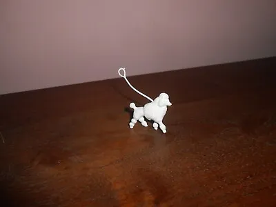 Vintage French Poodle Toy With Leash For Doll • $12.50