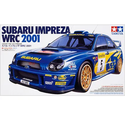 Tamiya 24240 Subaru Impreza WRC 2001 Rally Car Plastic Model Kit Scale 1:24 • £25.99