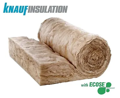 Loft Insulation Roll Floor Roof Lagging 100 170 200mm Thick Knauf Attic • £37.99