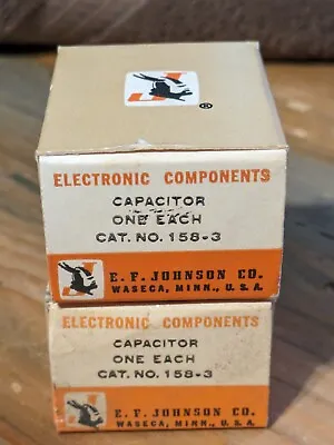 Vintage E.F. Johnson Type 158-3 Variable Condenser Capacitor • $25