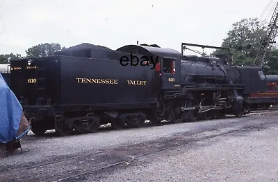 35mm Railway Slide- Tennessee Valley Steam Loco 610 @ Tennessee Valley Railroad • £2.75