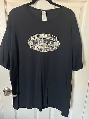 Mopar Logo Men's  Black T-shirt Size XX-Large Black • $14.90